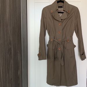 Olive Colour Trench Coat